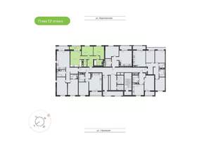 2-к квартира, вторичка, 60м2, 12/17 этаж