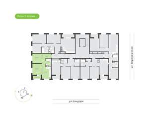 2-к квартира, вторичка, 50м2, 6/9 этаж