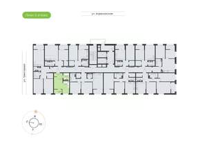 1-к квартира, вторичка, 27м2, 11/16 этаж