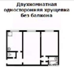 2-к квартира, вторичка, 45м2, 2/5 этаж