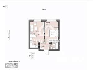 1-к квартира, вторичка, 37м2, 7/20 этаж