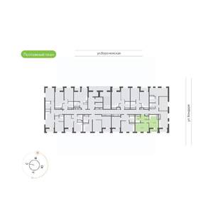 1-к квартира, вторичка, 41м2, 17/20 этаж