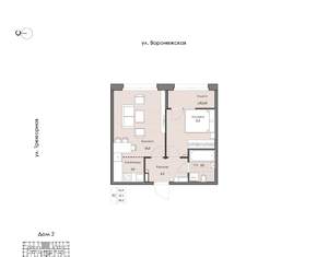 1-к квартира, вторичка, 39м2, 2/16 этаж