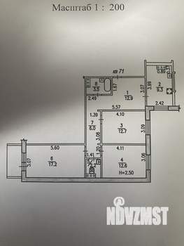 3-к квартира, вторичка, 76м2, 6/10 этаж