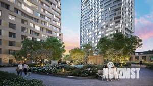 2-к квартира, строящийся дом, 43м2, 2/30 этаж