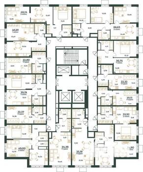 Студия квартира, вторичка, 35м2, 13/24 этаж