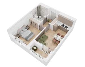 1-к квартира, вторичка, 41м2, 15/20 этаж