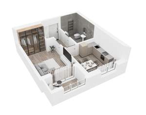 1-к квартира, вторичка, 38м2, 23/24 этаж