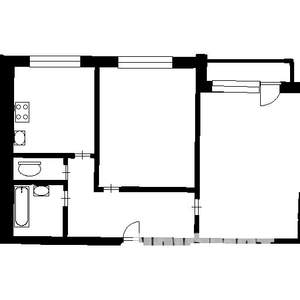 2-к квартира, вторичка, 53м2, 4/10 этаж