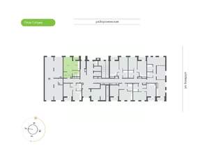 1-к квартира, вторичка, 38м2, 1/20 этаж