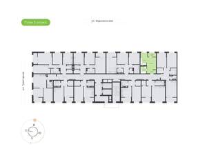 1-к квартира, вторичка, 27м2, 16/20 этаж