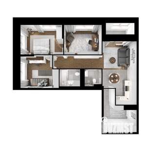 3-к квартира, вторичка, 81м2, 6/10 этаж