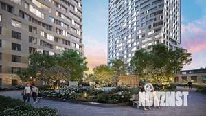 2-к квартира, строящийся дом, 47м2, 24/30 этаж