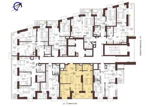 2-к квартира, вторичка, 71м2, 10/23 этаж