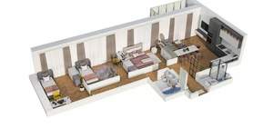 2-к квартира, вторичка, 86м2, 8/15 этаж