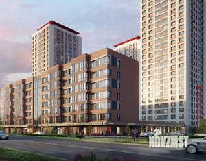 2-к квартира, строящийся дом, 58м2, 4/7 этаж