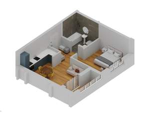 1-к квартира, вторичка, 44м2, 8/21 этаж