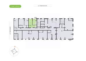 1-к квартира, вторичка, 34м2, 1/16 этаж