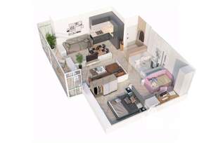 3-к квартира, вторичка, 52м2, 9/23 этаж