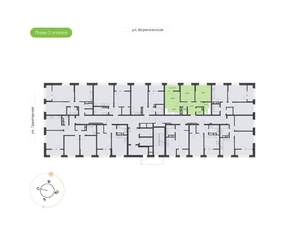 2-к квартира, вторичка, 54м2, 5/16 этаж