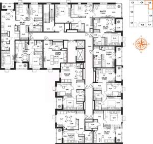 2-к квартира, вторичка, 48м2, 4/10 этаж