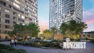 2-к квартира, строящийся дом, 42м2, 16/22 этаж