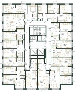 1-к квартира, вторичка, 37м2, 18/24 этаж
