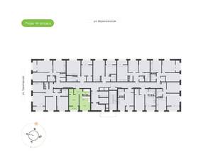 1-к квартира, вторичка, 35м2, 14/16 этаж