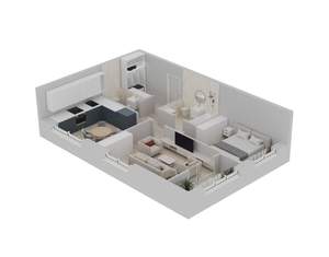 2-к квартира, вторичка, 57м2, 12/20 этаж