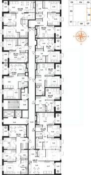 3-к квартира, вторичка, 74м2, 7/10 этаж