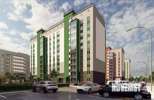 3-к квартира, строящийся дом, 59м2, 8/10 этаж