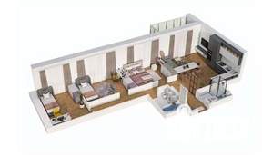 2-к квартира, вторичка, 86м2, 8/15 этаж