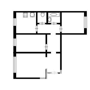 3-к квартира, вторичка, 66м2, 5/9 этаж