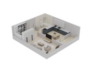 1-к квартира, вторичка, 34м2, 3/16 этаж