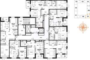 2-к квартира, вторичка, 47м2, 5/10 этаж