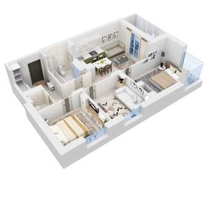 3-к квартира, вторичка, 75м2, 20/24 этаж