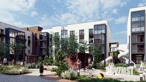 2-к квартира, строящийся дом, 64м2, 2/6 этаж