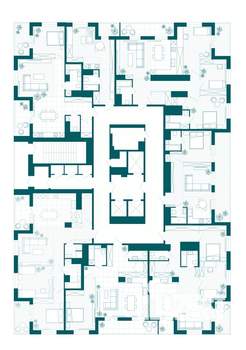1-к квартира, вторичка, 103м2, 21/23 этаж