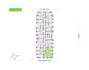 3-к квартира, вторичка, 69м2, 16/16 этаж