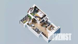 1-к квартира, вторичка, 43м2, 15/23 этаж