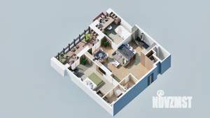 2-к квартира, вторичка, 71м2, 19/23 этаж