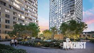 2-к квартира, строящийся дом, 61м2, 11/30 этаж