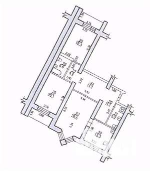 3-к квартира, вторичка, 123м2, 2/12 этаж
