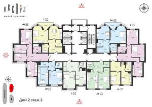 1-к квартира, вторичка, 47м2, 2/25 этаж