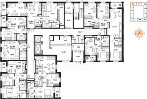 3-к квартира, вторичка, 55м2, 1/10 этаж