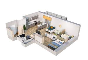 2-к квартира, вторичка, 60м2, 2/17 этаж