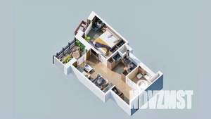 1-к квартира, вторичка, 43м2, 12/23 этаж