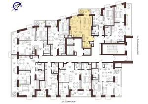 1-к квартира, вторичка, 44м2, 8/23 этаж