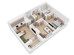 2-к квартира, вторичка, 57м2, 9/9 этаж