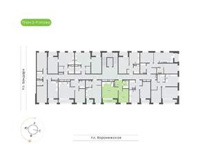 1-к квартира, вторичка, 47м2, 6/9 этаж